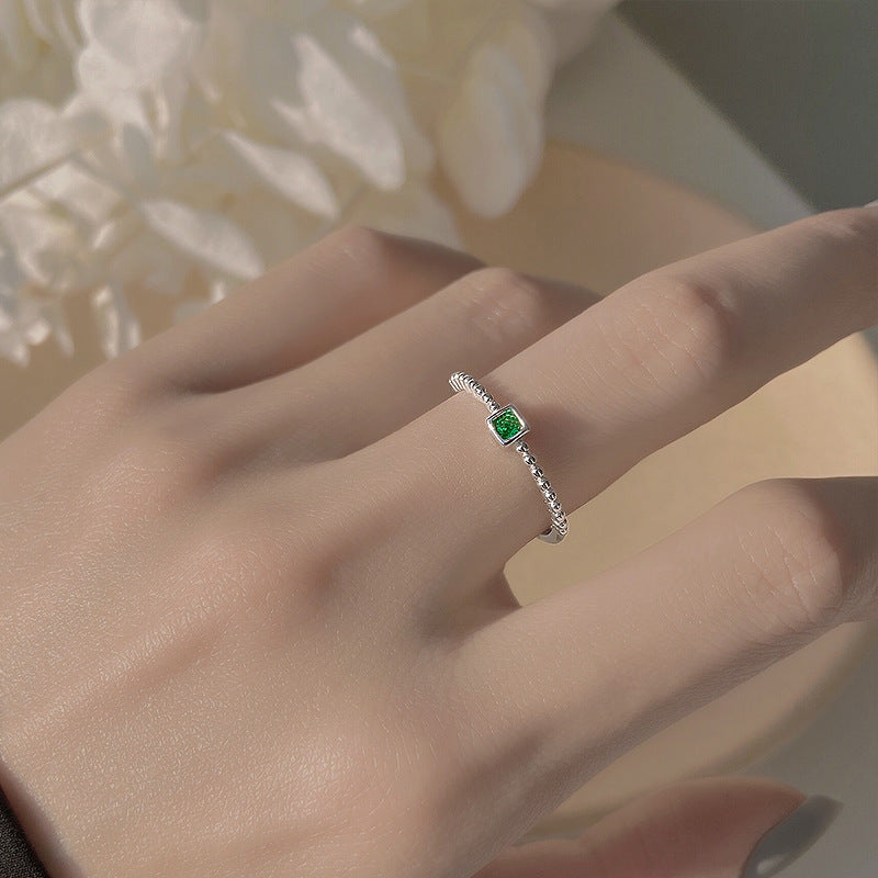 Emerald Duo Ring Set