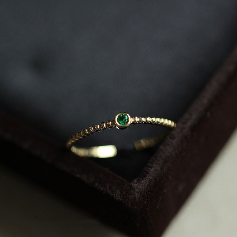 Emerald Duo Ring Set