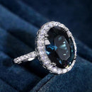 Golden Wave Enamel Ring