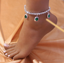 Emerald Sparkle Anklet