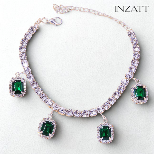 Emerald Sparkle Anklet