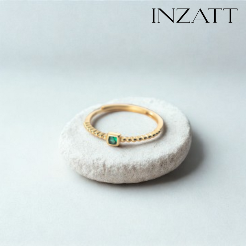 Emerald Duo Ring Set