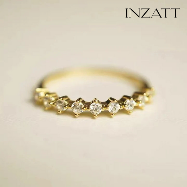 Delicate Diamond Arc Ring