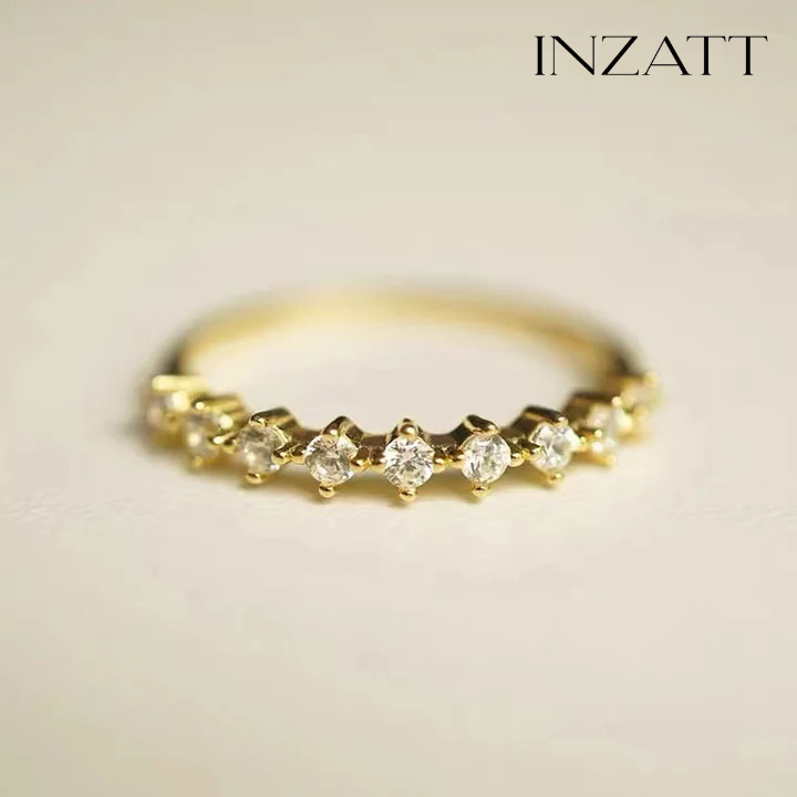 Delicate Diamond Arc Ring