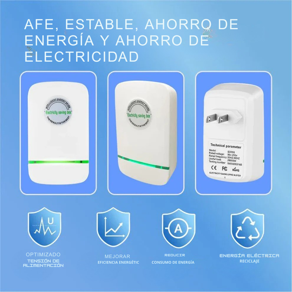 AhorraMás - Ahorrador De Energía Inteligente COMPRA 1 LEVATE 2 + Envío Gratis