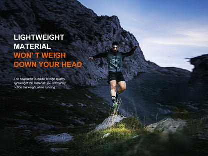 INZATT  HL18R-T V2 Lightweight Trail Running Headlamp -- OPEN BOX