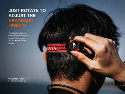 INZATT  HL18R-T V2 Lightweight Trail Running Headlamp -- OPEN BOX