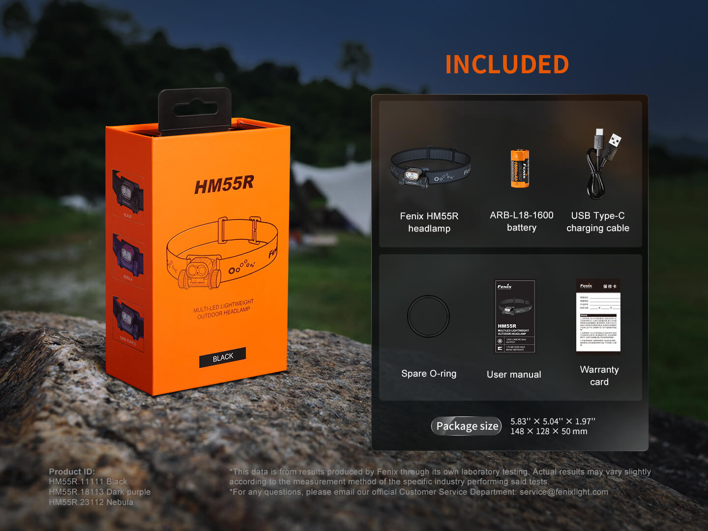 HM55R Lightweight Multi-LED Headlamp