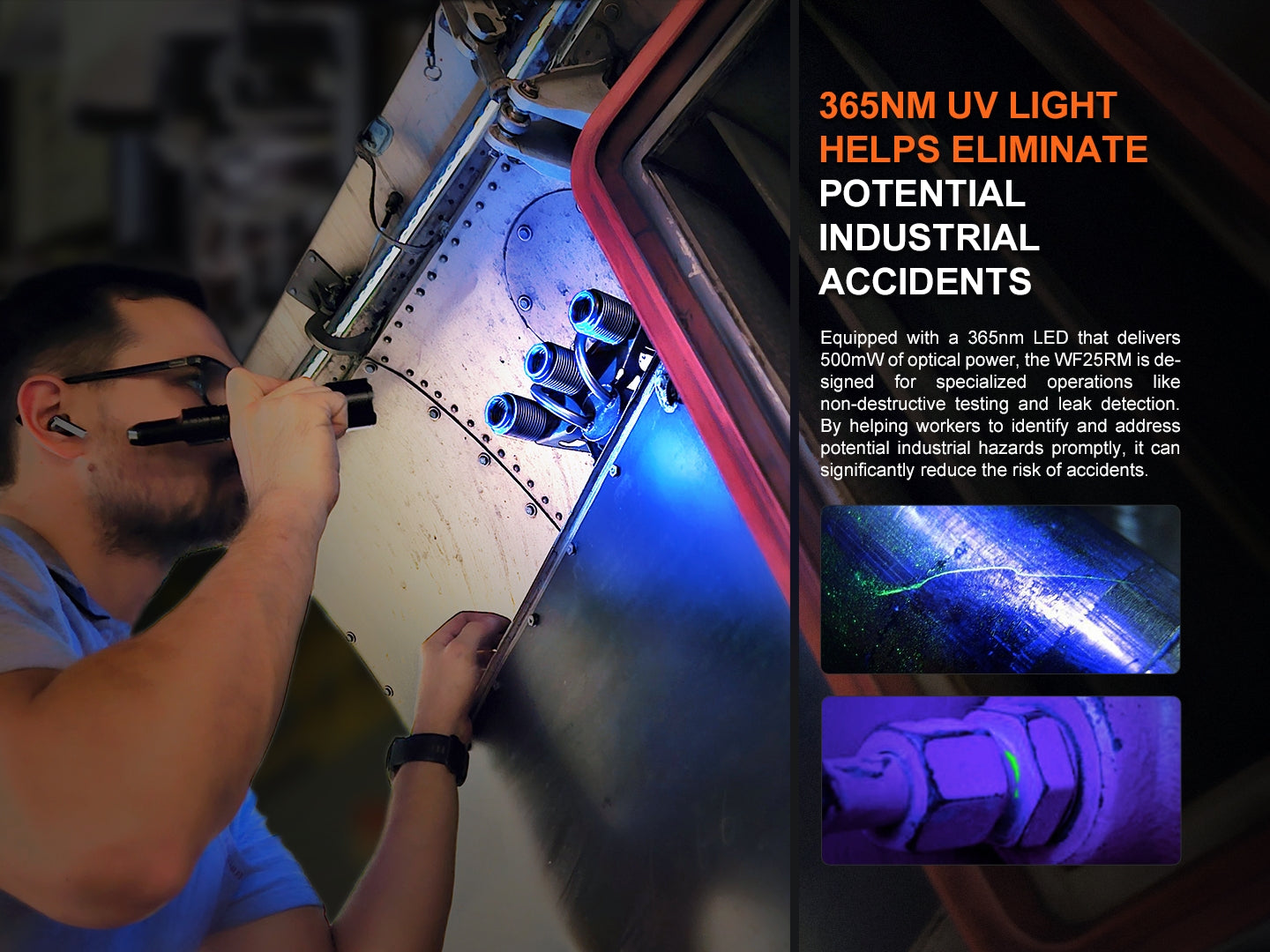 INZATT  WF25RM Multifunctional Cradle Charging Duty Light -- OPEN BOX