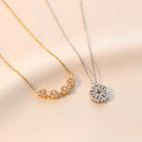 Golden Heart Duo Necklace