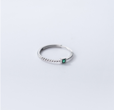 Emerald Duo Ring Set